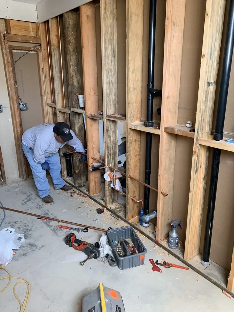 Commercial rough-in plumbing for Water Heater Replacement in Whitehouse